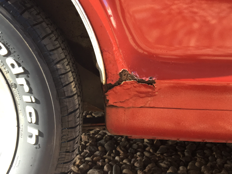 Rusted through
